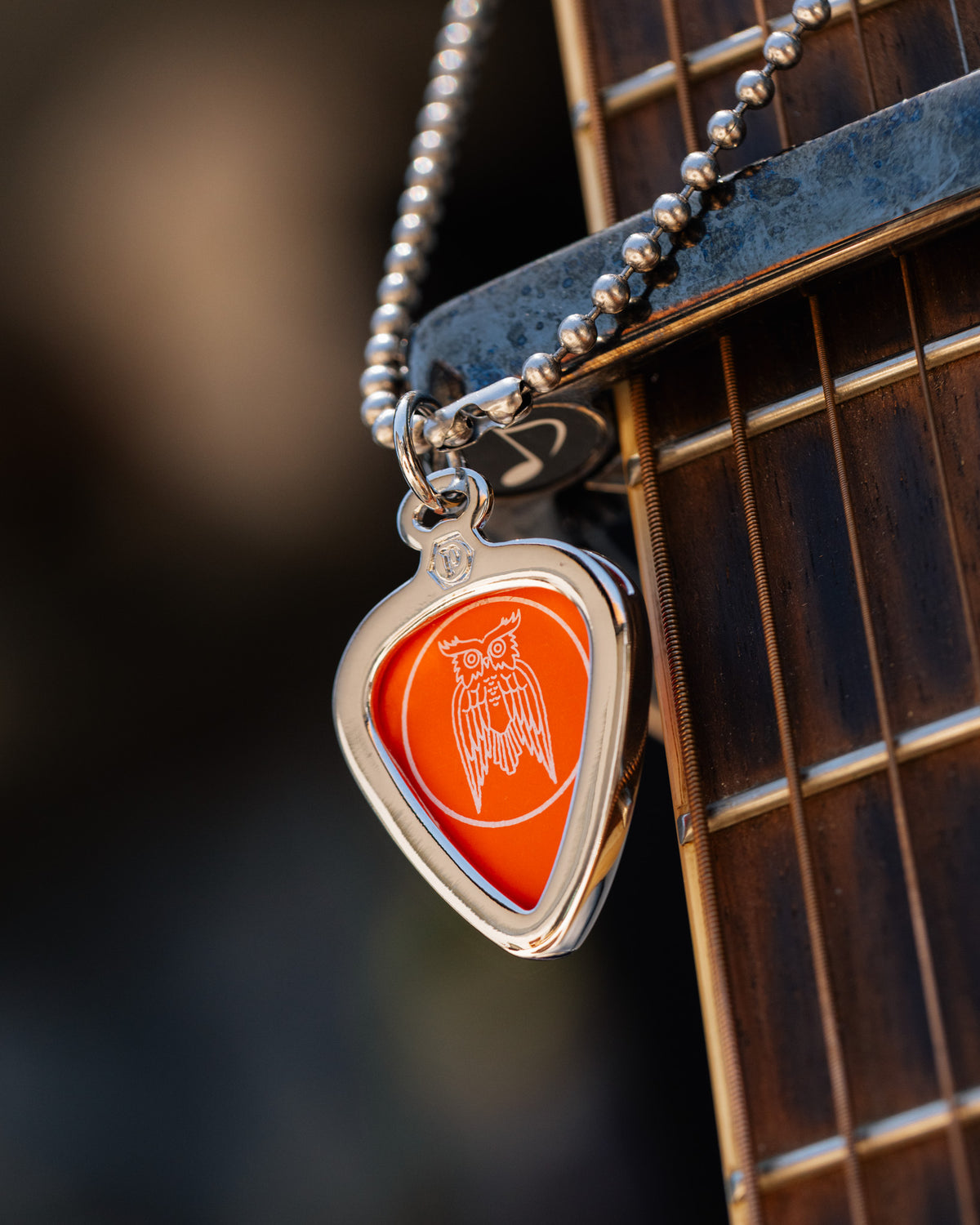James Guitar Pick Pendant James Coffee Co