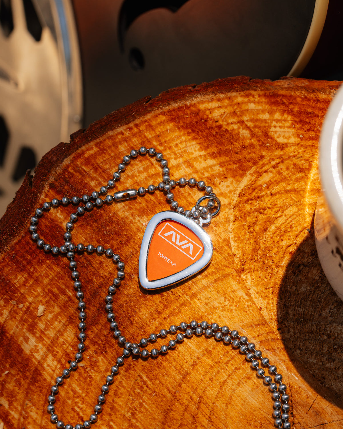 James Guitar Pick Pendant James Coffee Co