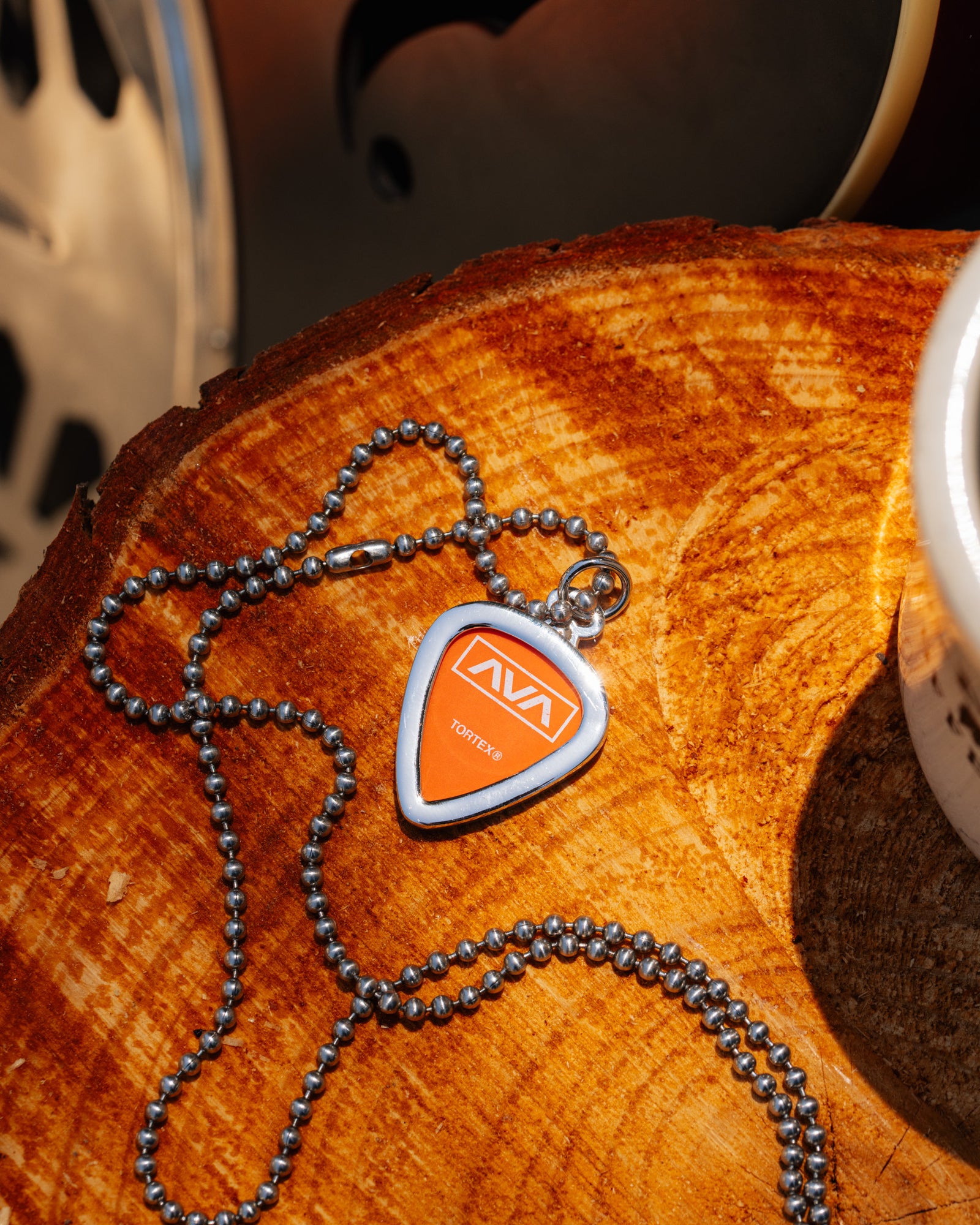 James Guitar Pick Pendant James Coffee Co