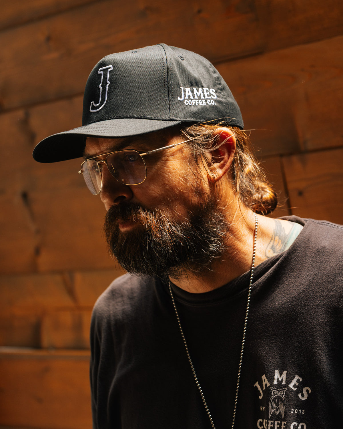 Embroidered James Baseball Cap