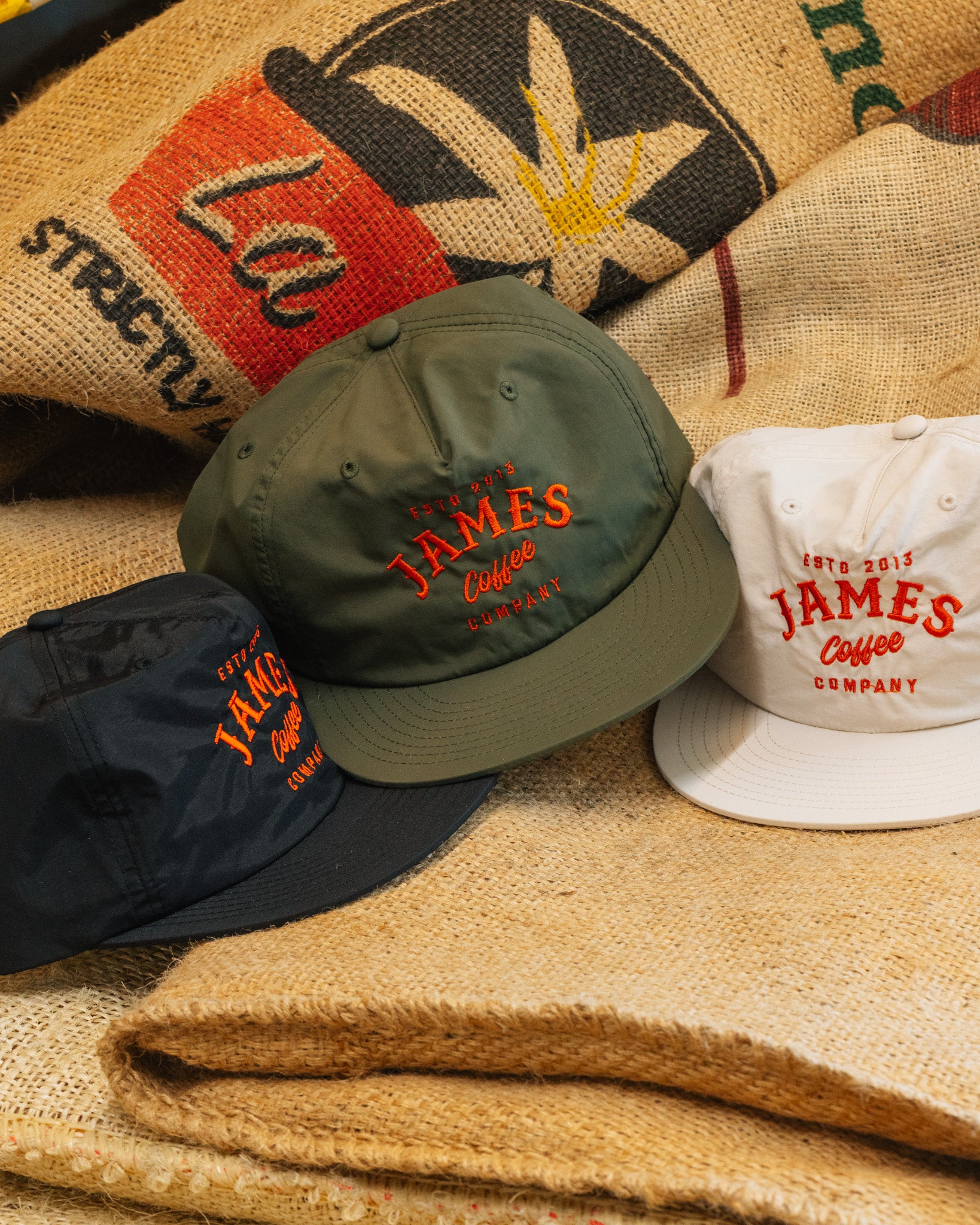 James Coffee Surf Caps