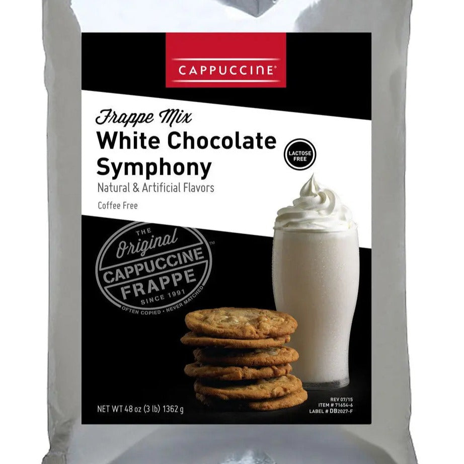 Cappuccine Powder White Chocolate Symphony - 3lbs Cappuccine