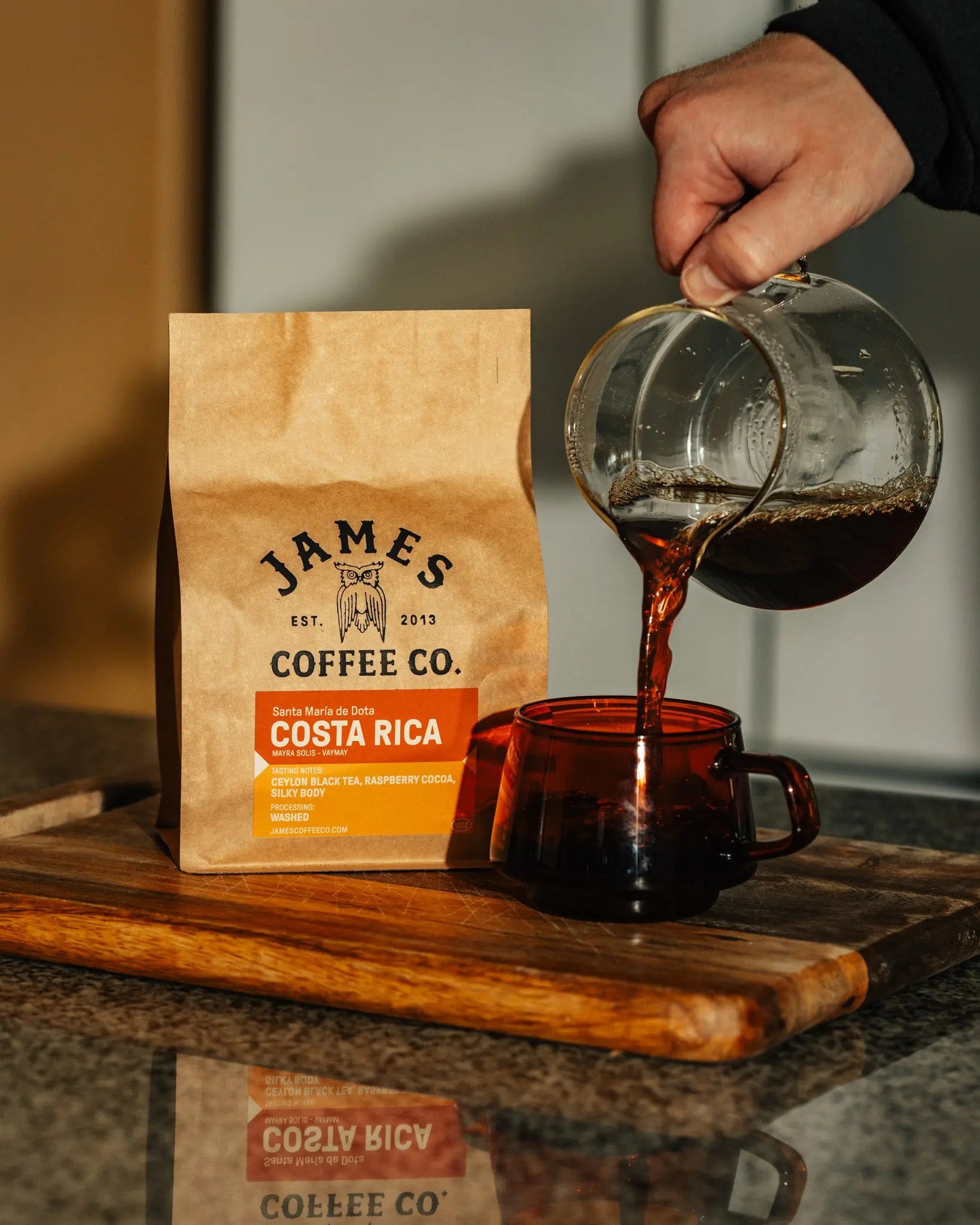 Costa Rica "Santa Maria de Dota" Direct Trade James Coffee Co.