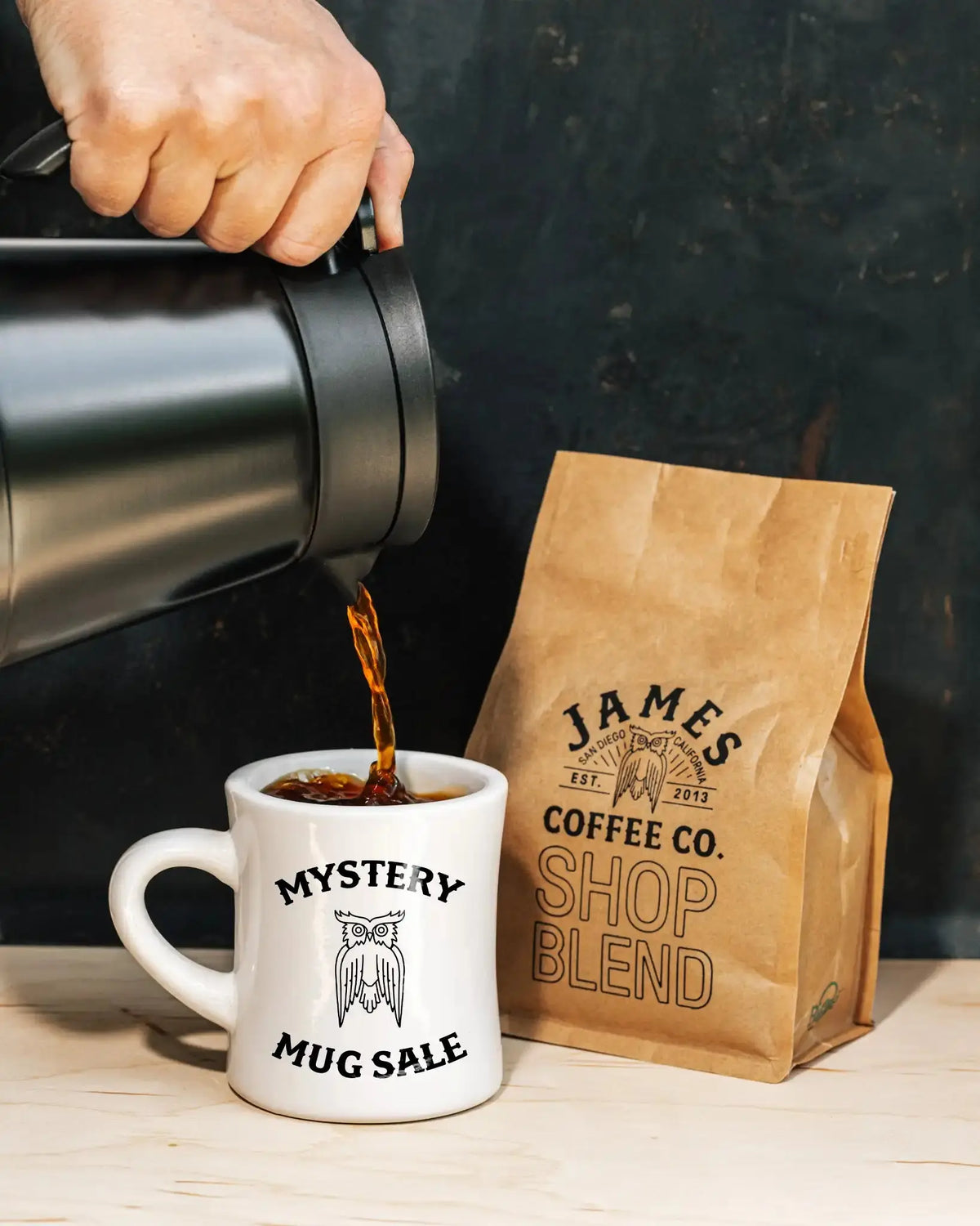 Free Mystery Mug - Gift James Coffee Co