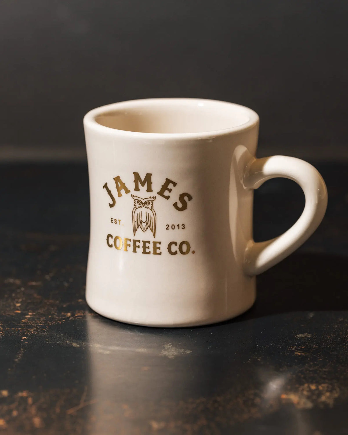 Gold Diner Mug James Coffee Co.