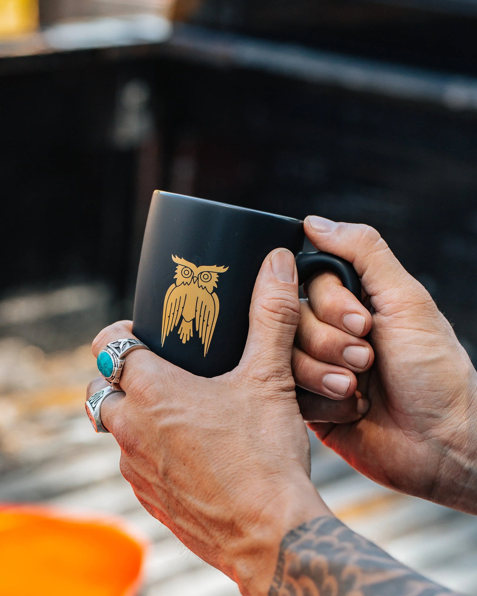 Gold Owl Bistro Mug James Coffee Co.