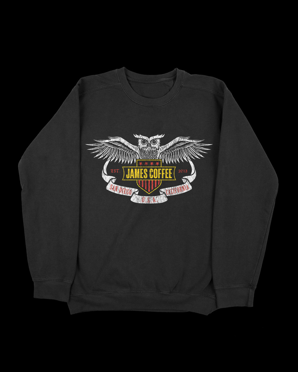 James Vintage Motorcycle Crewneck Sweatshirt