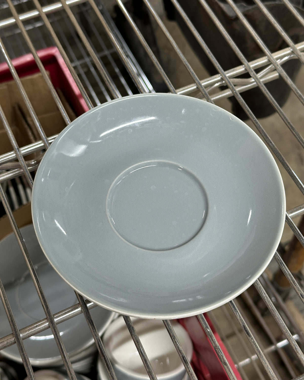 Grey Espresso Parts Small Saucer