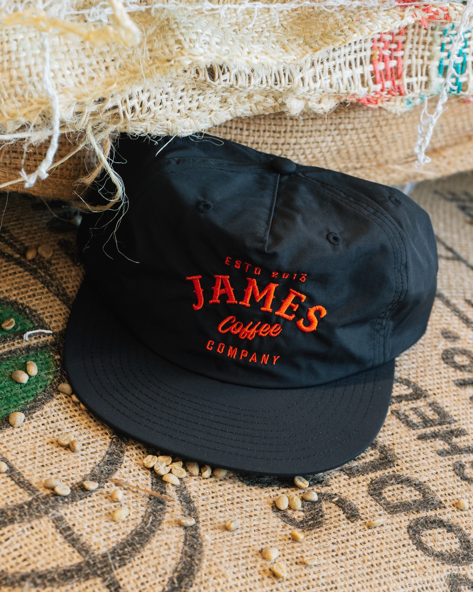 James Badge Surf Cap (BLACK)
