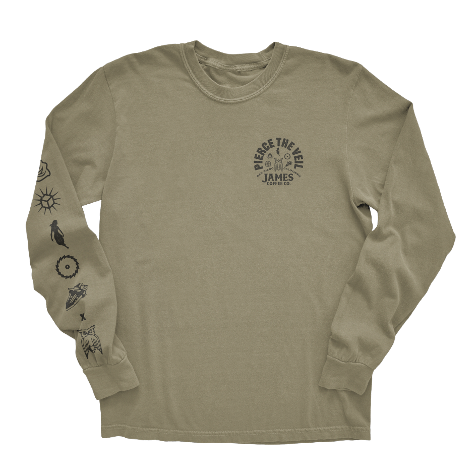Pierce The Veil x James Longsleeve Brown James Coffee Co.