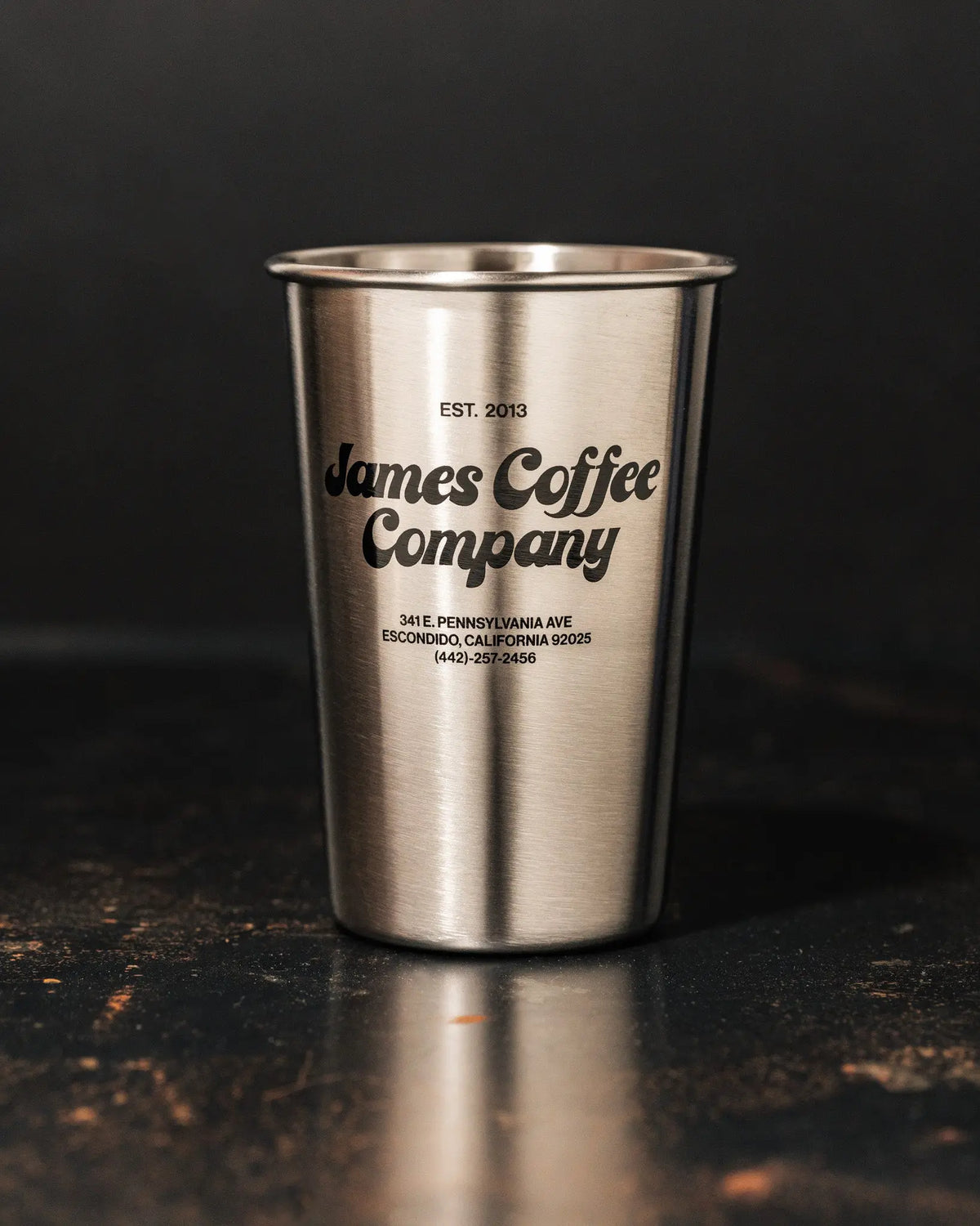 Stainless Steel Cup - 16 oz. James Coffee Co.
