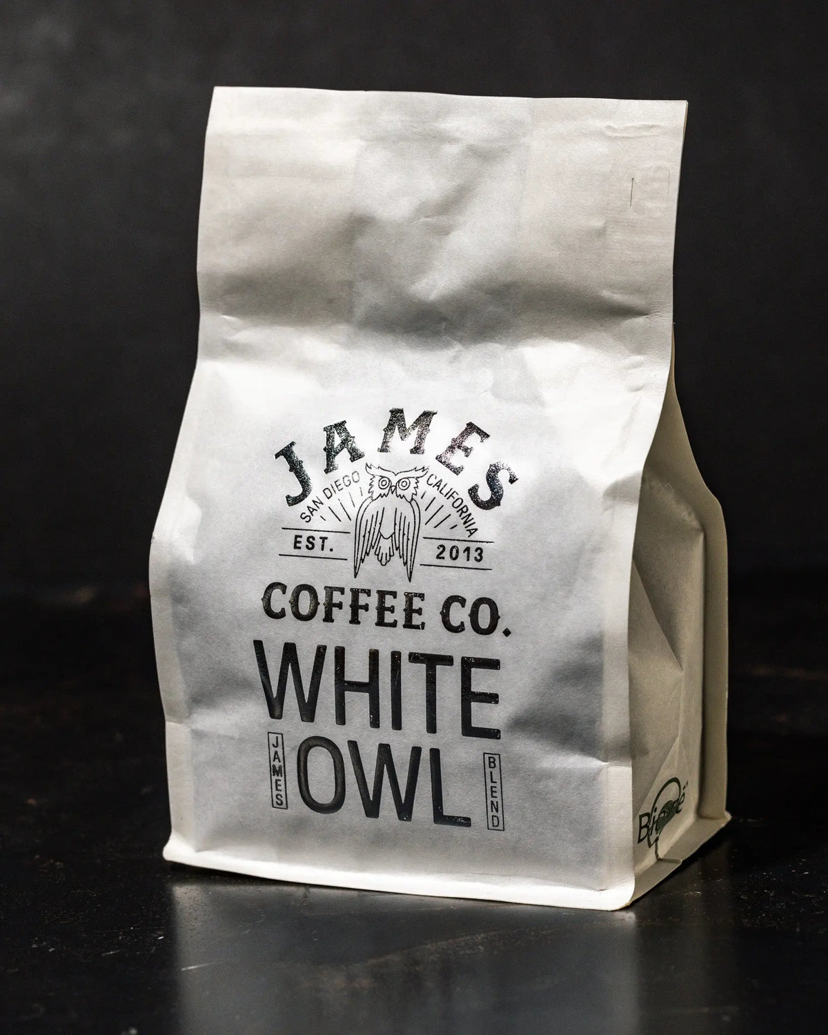 Cobalt Owl Mug - 10 oz. - James Coffee Co