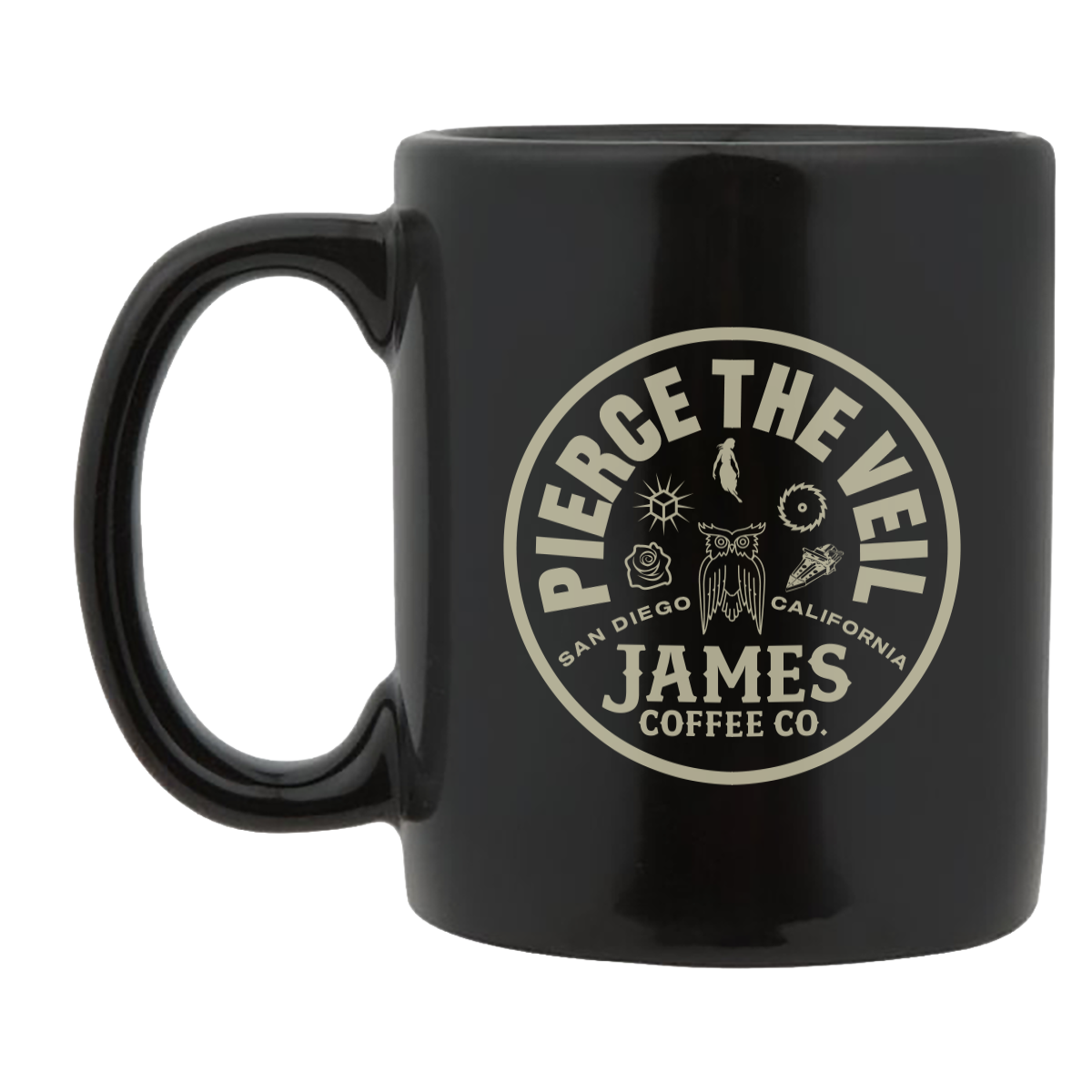 Pierce The Veil Mug James Coffee Co.