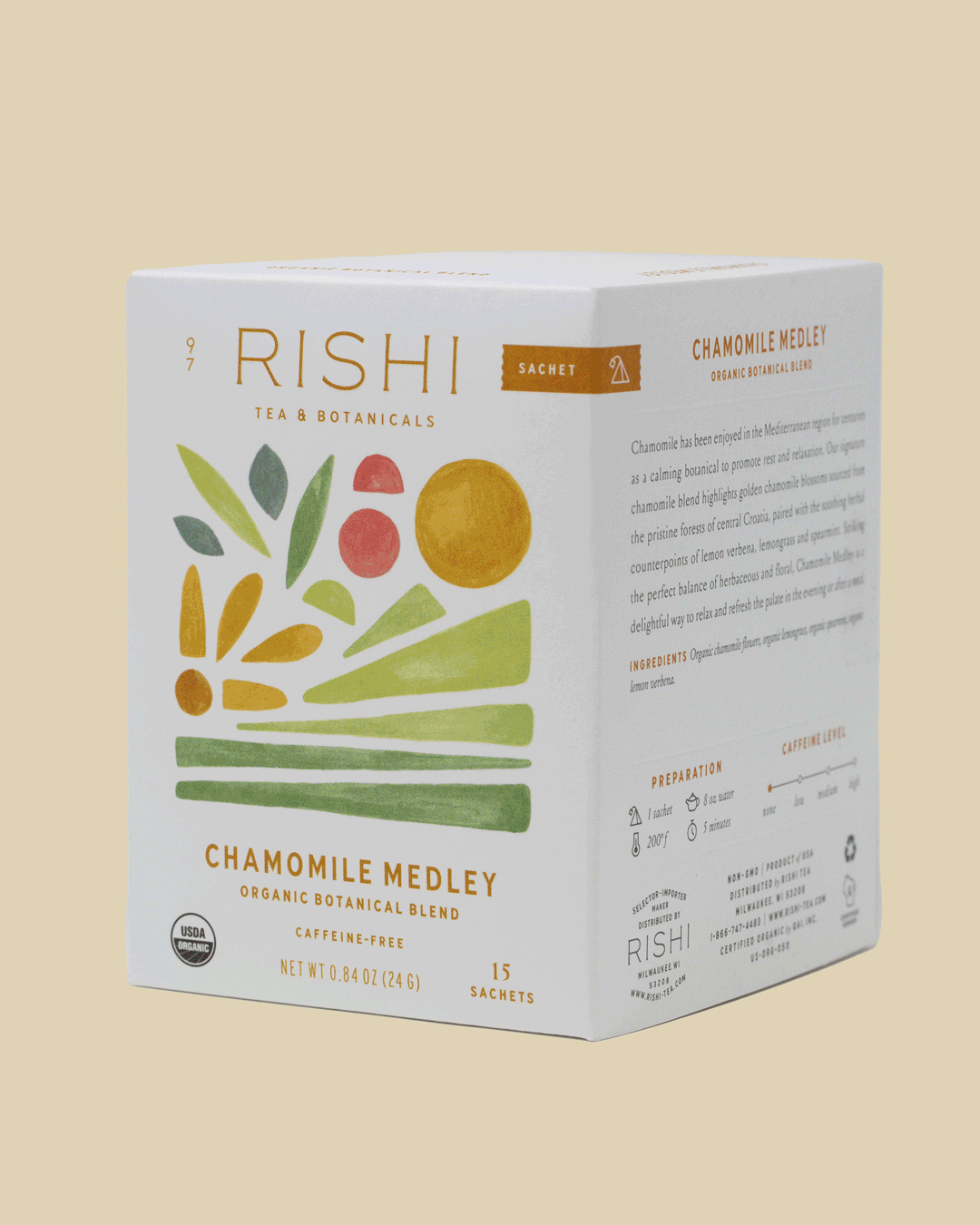 Rishi Tea Earl Grey Herbal Tea  Immune Support Organic Caffeinated  Black Tea Citrus Flavors for Taste  15 Sachet Bags 175 oz Pack of 6