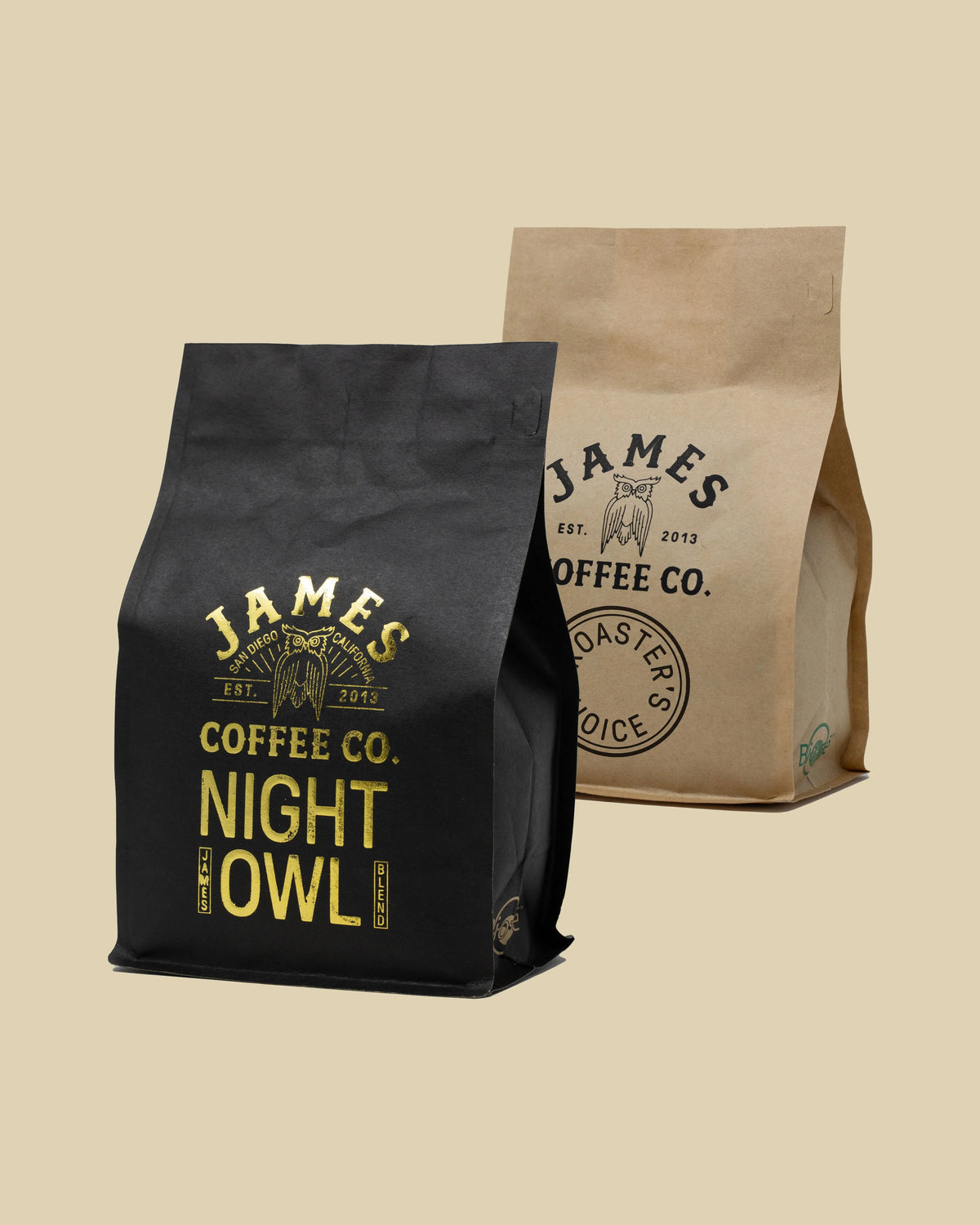 Night Owl/Roaster&#39;s Choice 3-Month Gift Subscription James Coffee Co